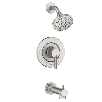 Moen Arlys Spot Resist Brushed Nickel Posi-Temp® Tub/Shower  82770SRN - Plumbing Market