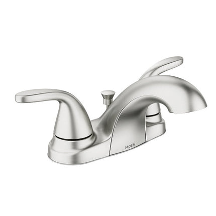 Moen Adler Spot Resist Brushed Nickel Two-Handle Bathroom Faucet  84603SRN - Plumbing Market