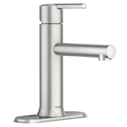 Moen Arlys Spot Resist Brushed Nickel One-Handle Bathroom Faucet  84770SRN - Plumbing Market