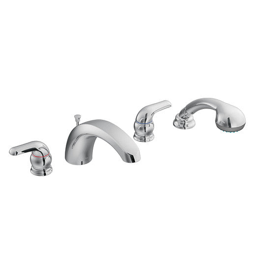 Moen Adler Chrome Two-Handle High Arc Roman Tub Faucet  86998 - Plumbing Market