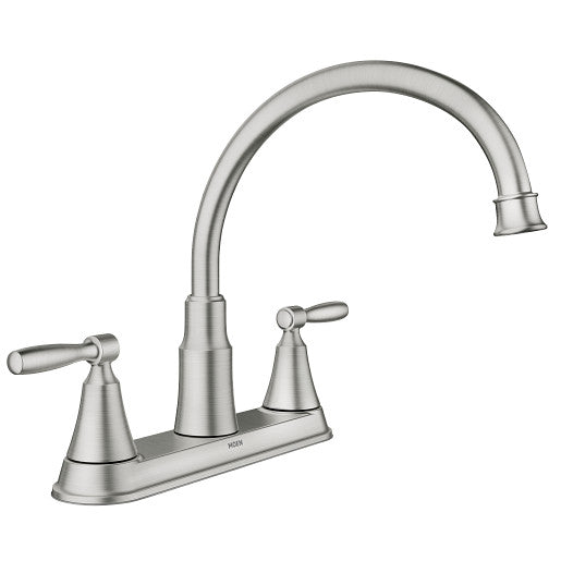 Moen Hutchinson Spot Resist Stainless Kitchen Faucet  87239SRS - Plumbing Market