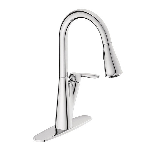 Moen Harlon Chrome One-Handle High Arc Pulldown Kitchen Faucet  87499 - Plumbing Market