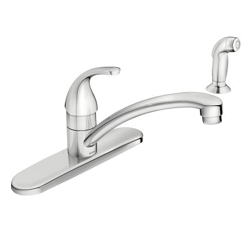 Moen Adler Chrome One-Handle Kitchen Faucet  87604 - Plumbing Market