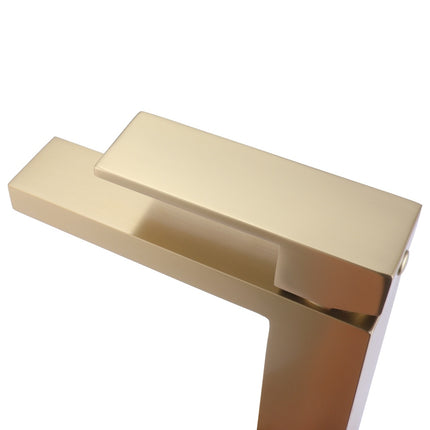 Kube Bath Aqua Kubo Single Lever Bathroom Vanity Faucet – Gold Kube Bath