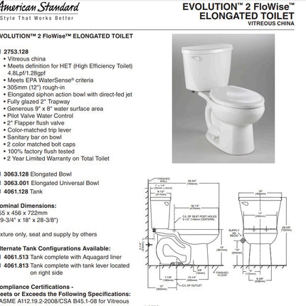 American Standard Toilet