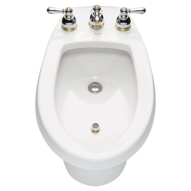 American Standard Cadet Three Hole Deck Mount Bidet Bowl - Plumbing Market