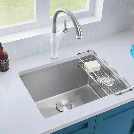 Blanco Quatrus R15 Dual Mount Laundry Sink 18 Gauge Stainless Steel - Plumbing Market