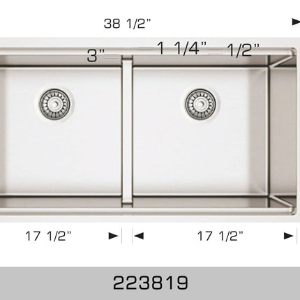 Bosco 223819 Linear Granite Series Kitchen Sink - Plumbing Market