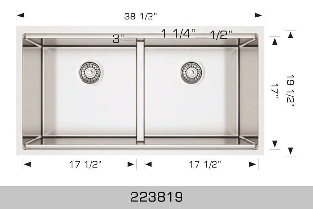 Bosco 223819 Linear Granite Series Kitchen Sink - Plumbing Market