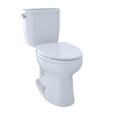 Toto Entrada Close Coupled Elongated Toilet 1.28GPF (Seat Sold Separately) - Plumbing Market