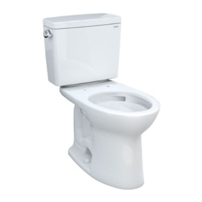 Toto Drake Two Piece Toilet 1.28 GPF Elongated Bowl Less Seat - Plumbing Market