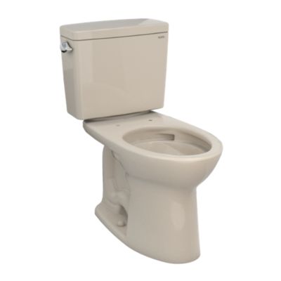 Toto Drake Two Piece Toilet 1.6 Gpf Elongated Bowl Bone - Plumbing Market