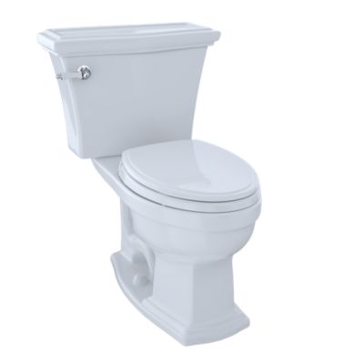 Toto Eco Clayton Two Piece Elongated Toilet 1.28 Gpf Less Seat - Plumbing Market