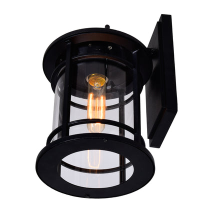 CWI Lighting Belmont 1 Light Outdoor Black Wall Lantern 0096W7-1-101 - Plumbing Market