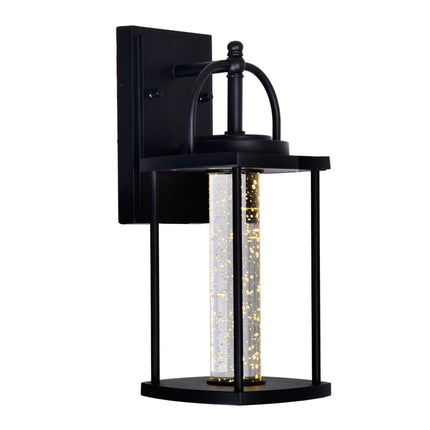 CWI Lighting Greenwood LED Outdoor Black Wall Lantern 0407W7-1-101 - Plumbing Market