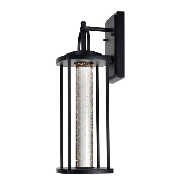 CWI Lighting Greenwood LED Outdoor Black Wall Lantern 0407W7-1-101-A - Plumbing Market