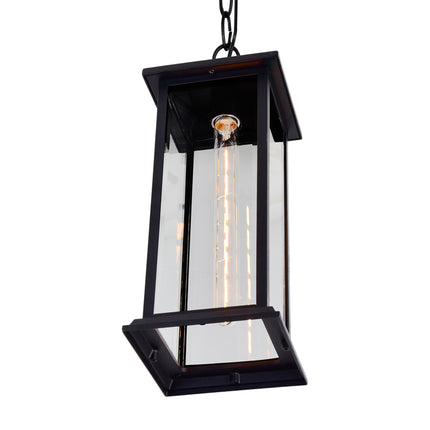 CWI Lighting Blackbridge 1 Light Outdoor Black Pendant 0409P6-1-101 - Plumbing Market