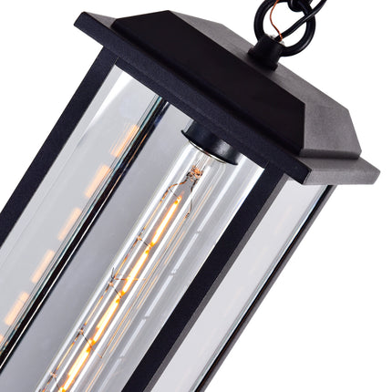 CWI Lighting Blackbridge 1 Light Outdoor Black Pendant 0409P6-1-101 - Plumbing Market