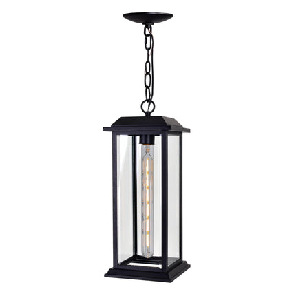 CWI Lighting Blackbridge 1 Light Outdoor Black Pendant 0409P6-1-101 - Plumbing Market