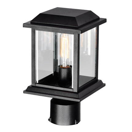 CWI Lighting Blackbridge 1 Light Outdoor Black Lantern Head 0409PT6-1-101 - Plumbing Market