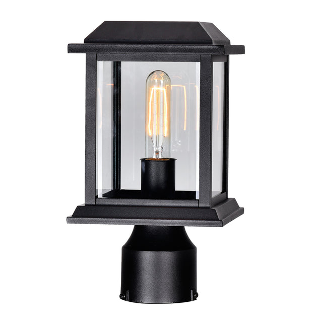 CWI Lighting Blackbridge 1 Light Outdoor Black Lantern Head 0409PT6-1-101 - Plumbing Market