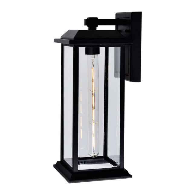 CWI Lighting Blackbridge 1 Light Outdoor Black Wall Lantern 0409W8-1-101-A - Plumbing Market