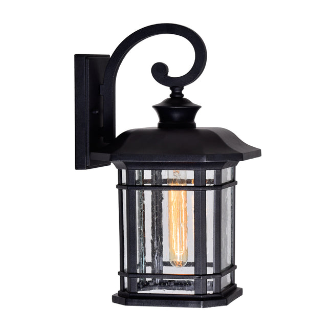 CWI Lighting Blackburn 1 Light Outdoor Black Wall Lantern 0411W10-1-101 - Plumbing Market