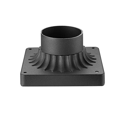 CWI Lighting Granville 3.25" Black Pier Mount Base 0412B - Plumbing Market