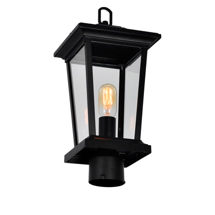 CWI Lighting Leawood 1 Light Black Outdoor Lantern Head 0413PT8-1-101 - Plumbing Market