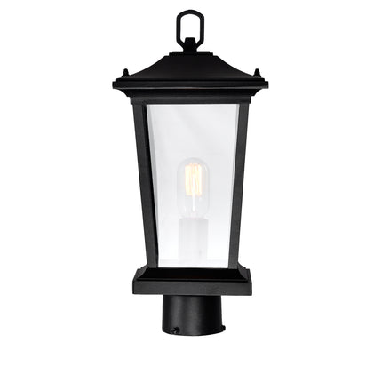 CWI Lighting Leawood 1 Light Black Outdoor Lantern Head 0413PT8-1-101 - Plumbing Market