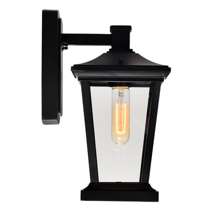 CWI Lighting Leawood 1 Light Black Outdoor Wall Light 0413W7-1-101 - Plumbing Market