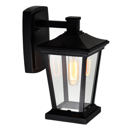 CWI Lighting Leawood 1 Light Black Outdoor Wall Light 0413W7-1-101 - Plumbing Market