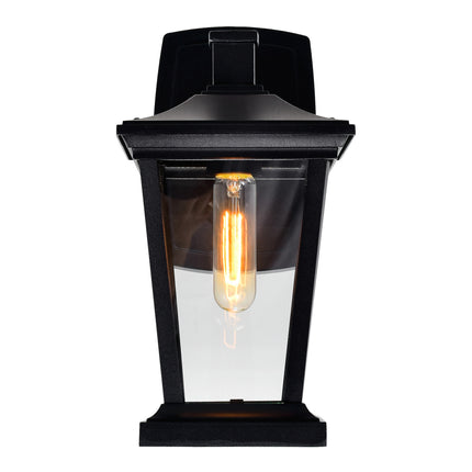 CWI Lighting Leawood 1 Light Black Outdoor Wall Light 0413W7-1-101 - Plumbing Market