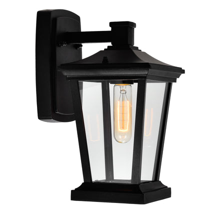 CWI Lighting Leawood 1 Light Black Outdoor Wall Light 0413W7-1-101 - Plumbing Market