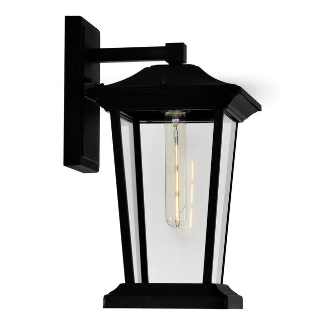 CWI Lighting Leawood 1 Light Black Outdoor Wall Light 0413W8-1-101 - Plumbing Market