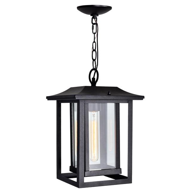 CWI Lighting Winfield 1 Light Black Outdoor Hanging Light 0414P10-1-101 - Plumbing Market