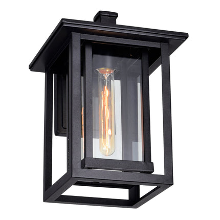 CWI Lighting Winfield 1 Light Black Outdoor Wall Light 0414W10-1-101 - Plumbing Market