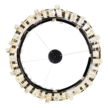 CWI Lighting Aya LED Integrated Pearl Black Chandelier 1592P24-612 - Plumbing Market