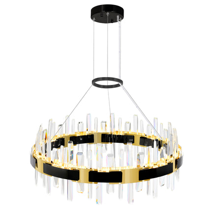 CWI Lighting Aya LED Integrated Pearl Black Chandelier 1592P32-612 - Plumbing Market