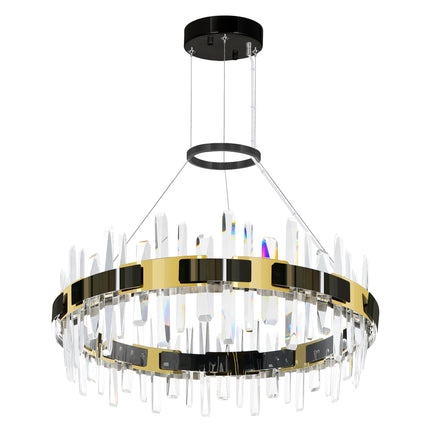 CWI Lighting Aya LED Integrated Pearl Black Chandelier 1592P32-612 - Plumbing Market