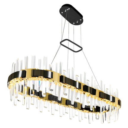 CWI Lighting Aya LED Integrated Pearl Black Chandelier 1592P43-612-RC - Plumbing Market