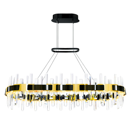 CWI Lighting Aya LED Integrated Pearl Black Chandelier 1592P43-612-RC - Plumbing Market