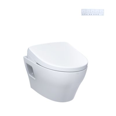 Toto EP Washlet+ S7A 1.28GPF Elongated Wall Hung Toilet - Plumbing Market