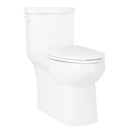 CALI 1PC 4.8L ELG. UNLINED TOILET W/SEAT - 4710BOVUW Plumbing Market