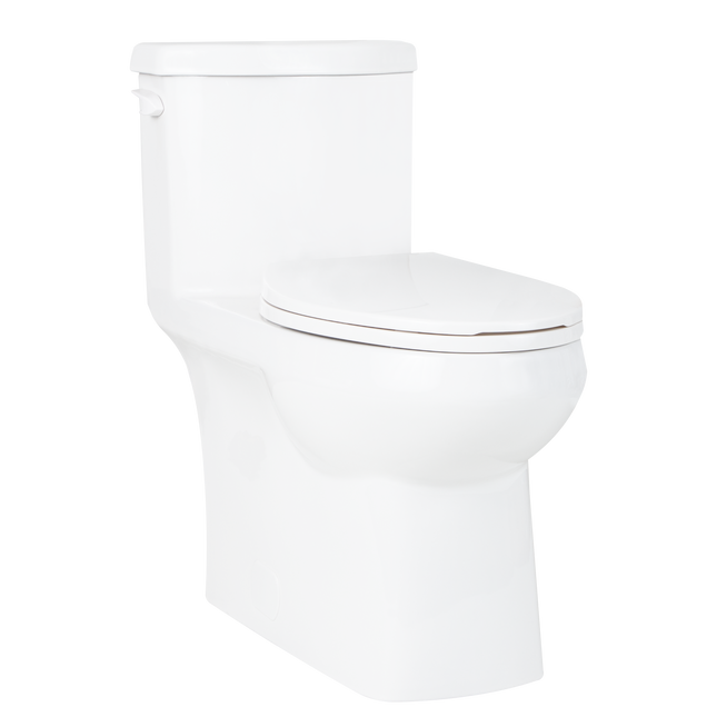 CALI 1PC 4.8L ELG. UNLINED TOILET W/SEAT - 4710BOVUW Plumbing Market