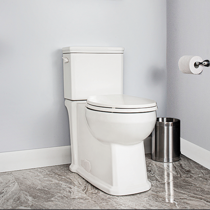 CONTRAC VIEIRA 4.8L UNLINED TANK AND ELONGATED BOWL TOILET SET CONTRAC