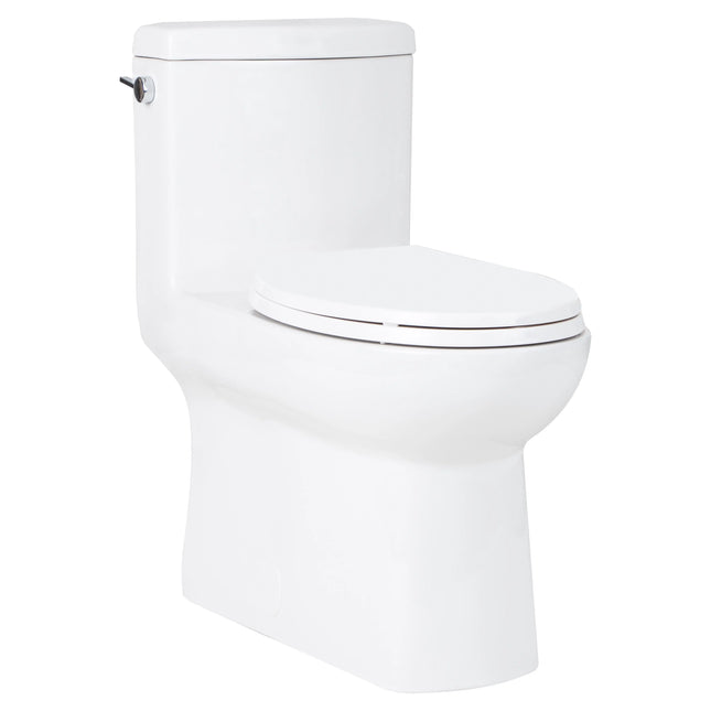 Contrac Wilton Elongated 3.0 LPF One Piece Toilet White Unlined Tank - Plumbing Market