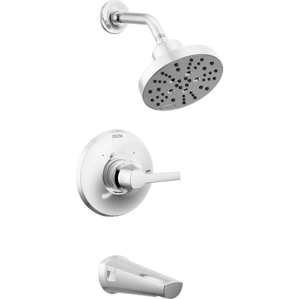 Delta 14S Tub Shower Trim With H2Okinetic T14472-PR - Plumbing Market