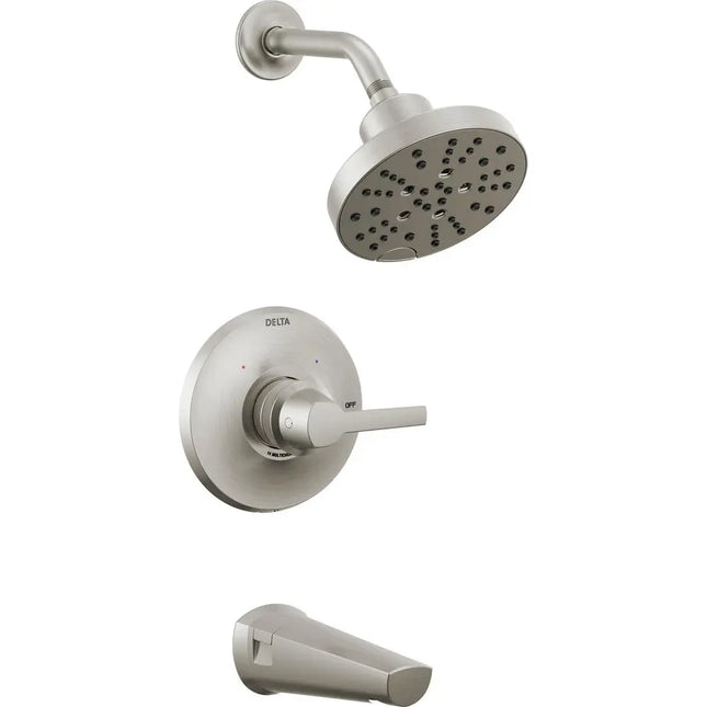 Delta 14S Tub Shower Trim With H2Okinetic T14472-SS-PR - Plumbing Market