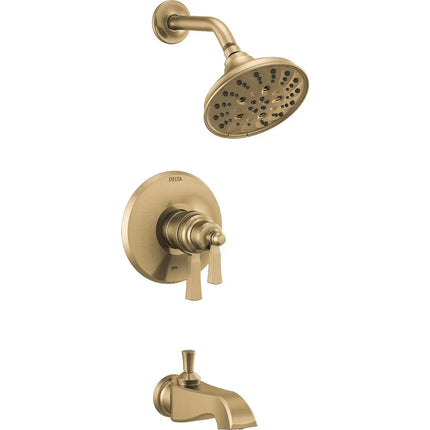 Delta 17 Thermostatic Tub And Shower Trim T17T456-CZ - Plumbing Market